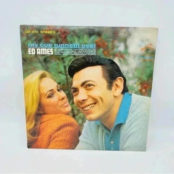 Vintage Vinyl Ed Ames "My Cup Runneth Over" Album LP - Picture 1 of 9